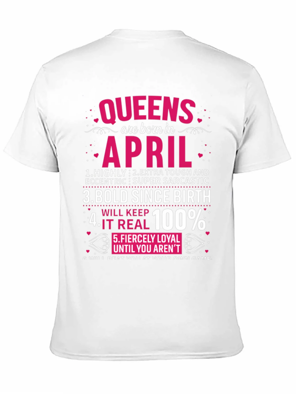 Queens Born in April T-Shirt product image 10