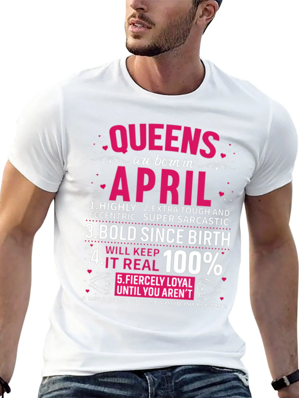 Queens Born in April T-Shirt product image 12