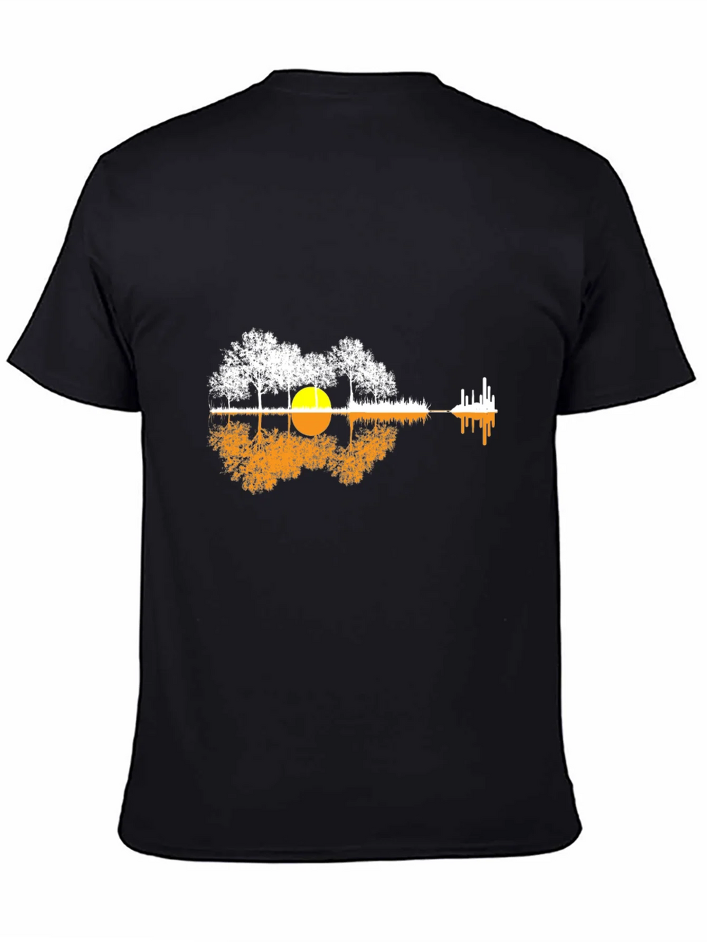 Nature Guitar Graphic Tee - Black product image 4