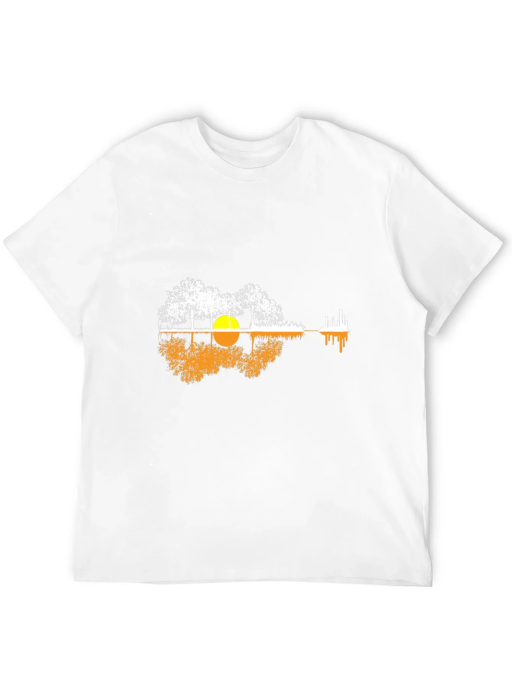 Nature Guitar Graphic Tee - Black product image 11