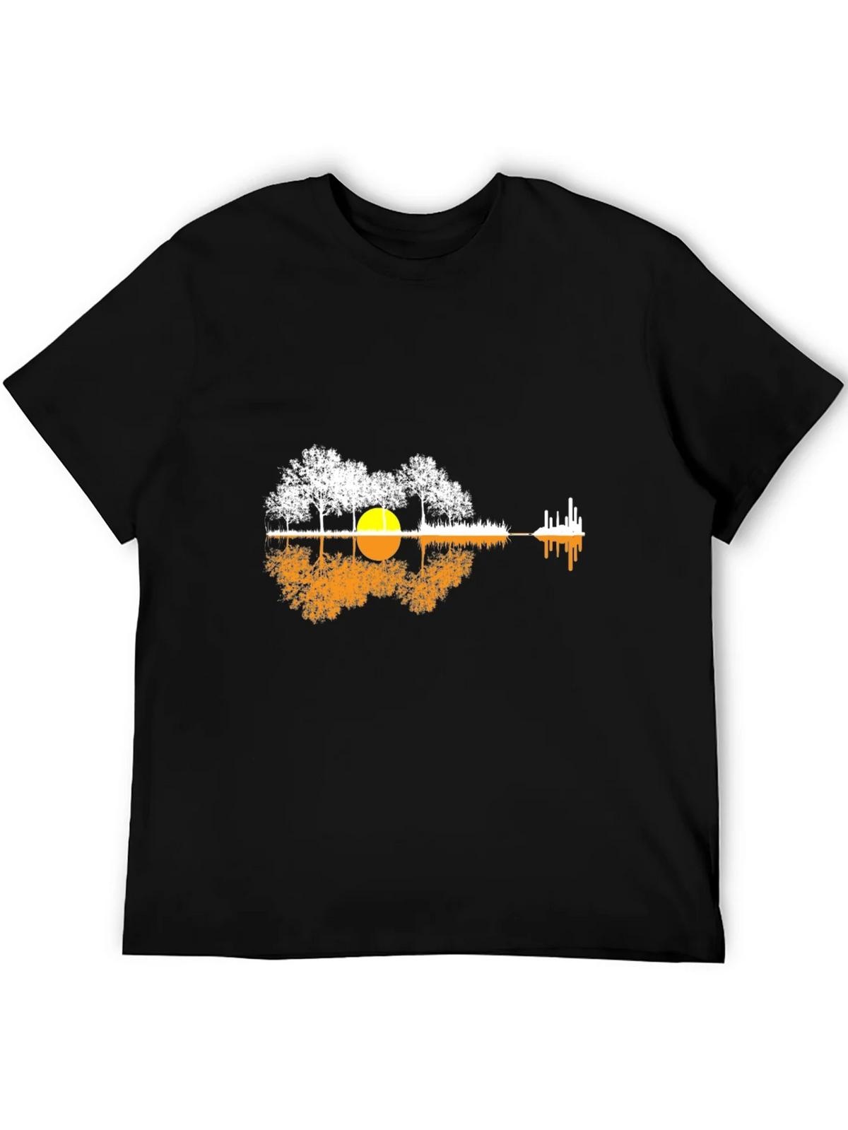 Nature Guitar Graphic Tee - Black product image 5