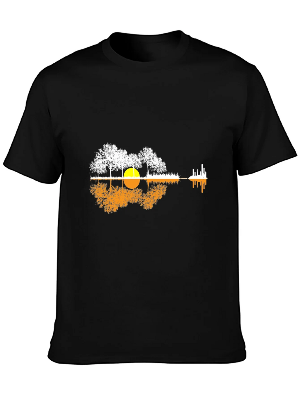 Nature Guitar Graphic Tee - Black product image 3