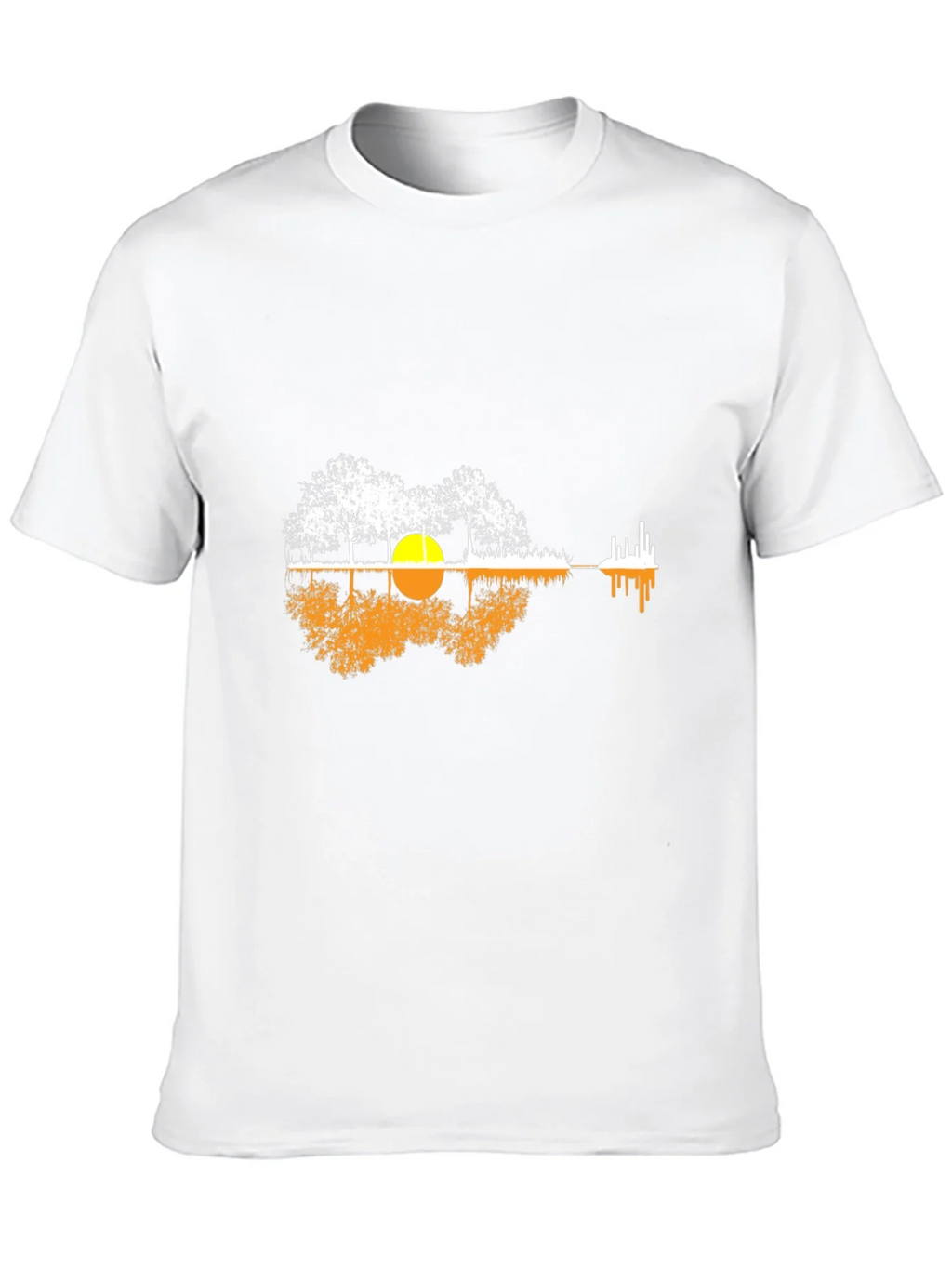 Nature Guitar Graphic Tee - Black product image 9