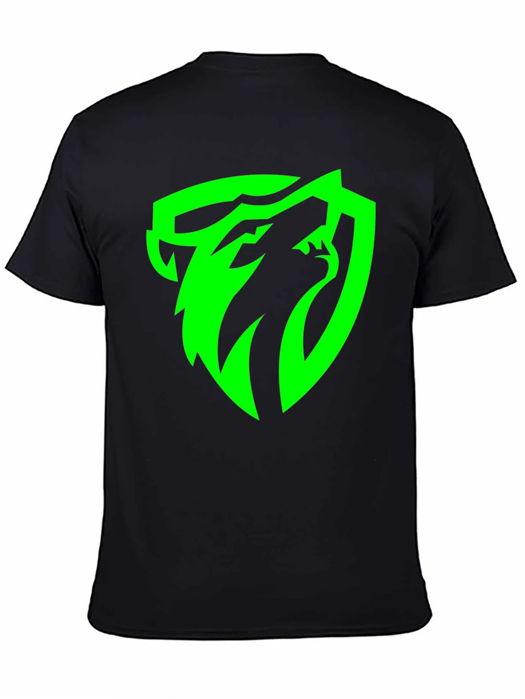 Black T-Shirt with Green Snake Logo product image 4