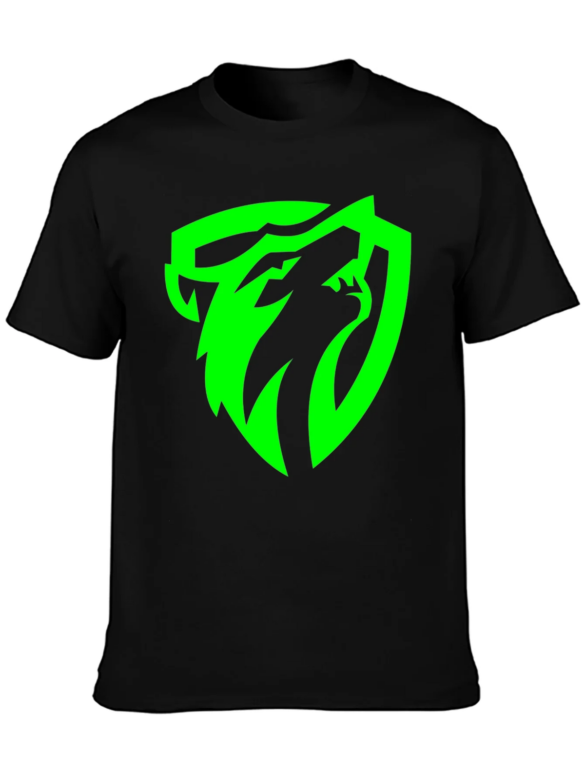 Black T-Shirt with Green Snake Logo product image 3