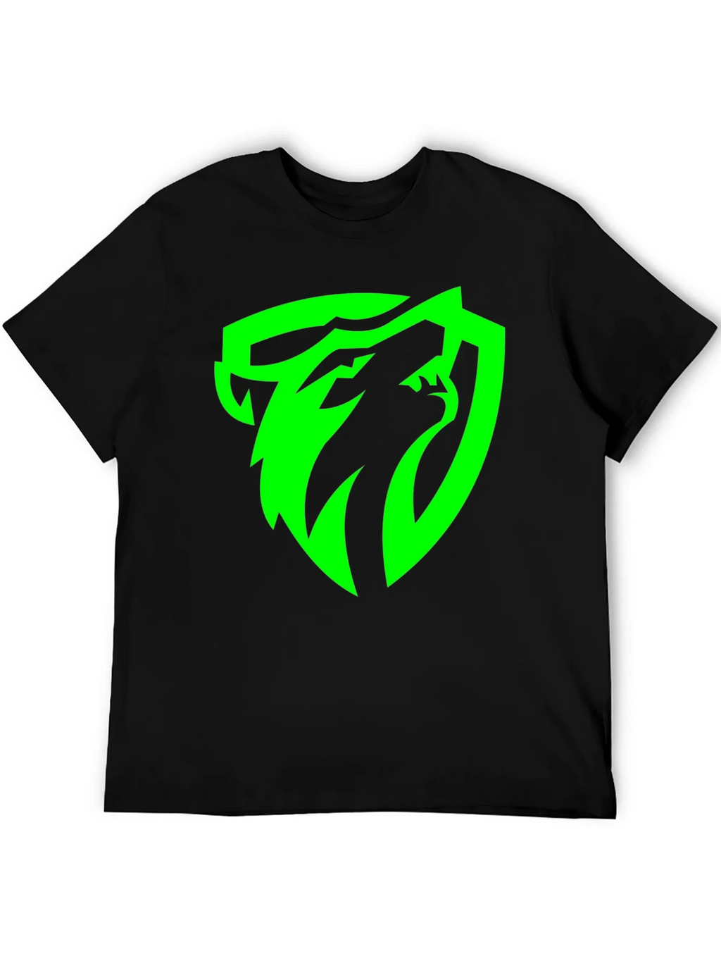 Black T-Shirt with Green Snake Logo product image 5