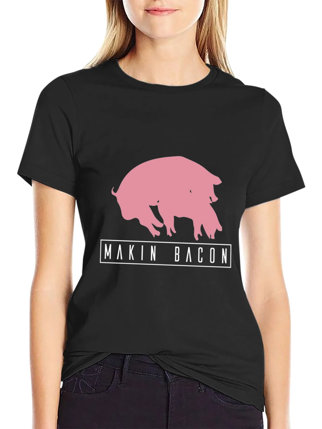 Makin Bacon Pig Graphic T-Shirt product image 1