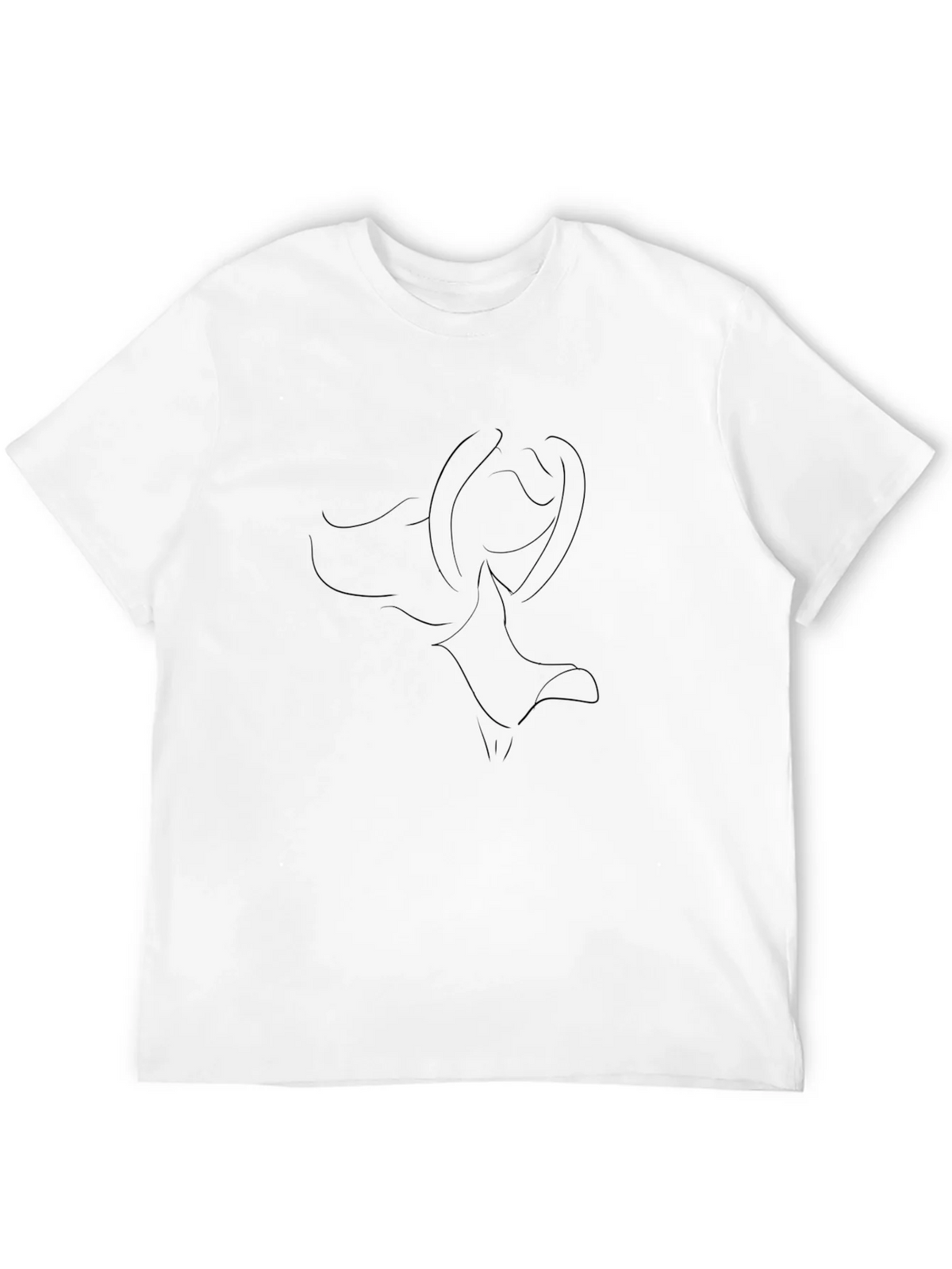 Abstract Line Art Graphic Tee product image 11