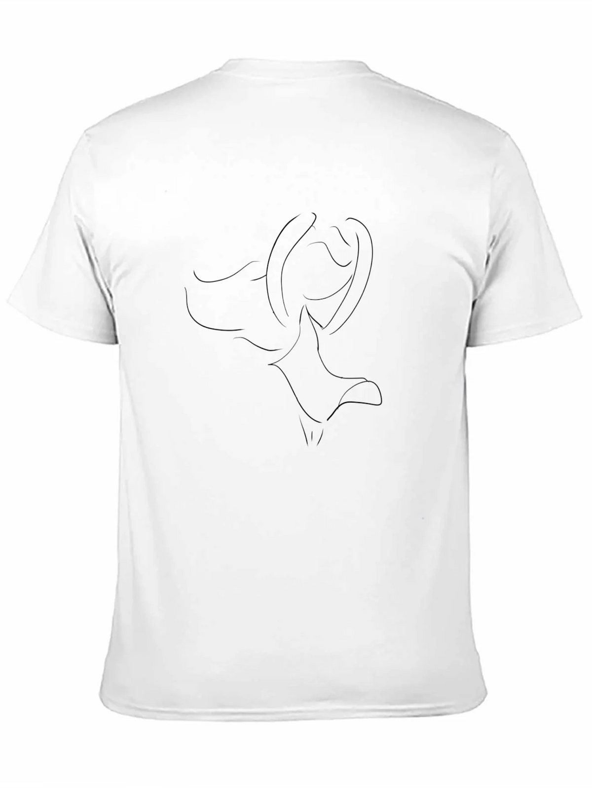 Abstract Line Art Graphic Tee product image 10