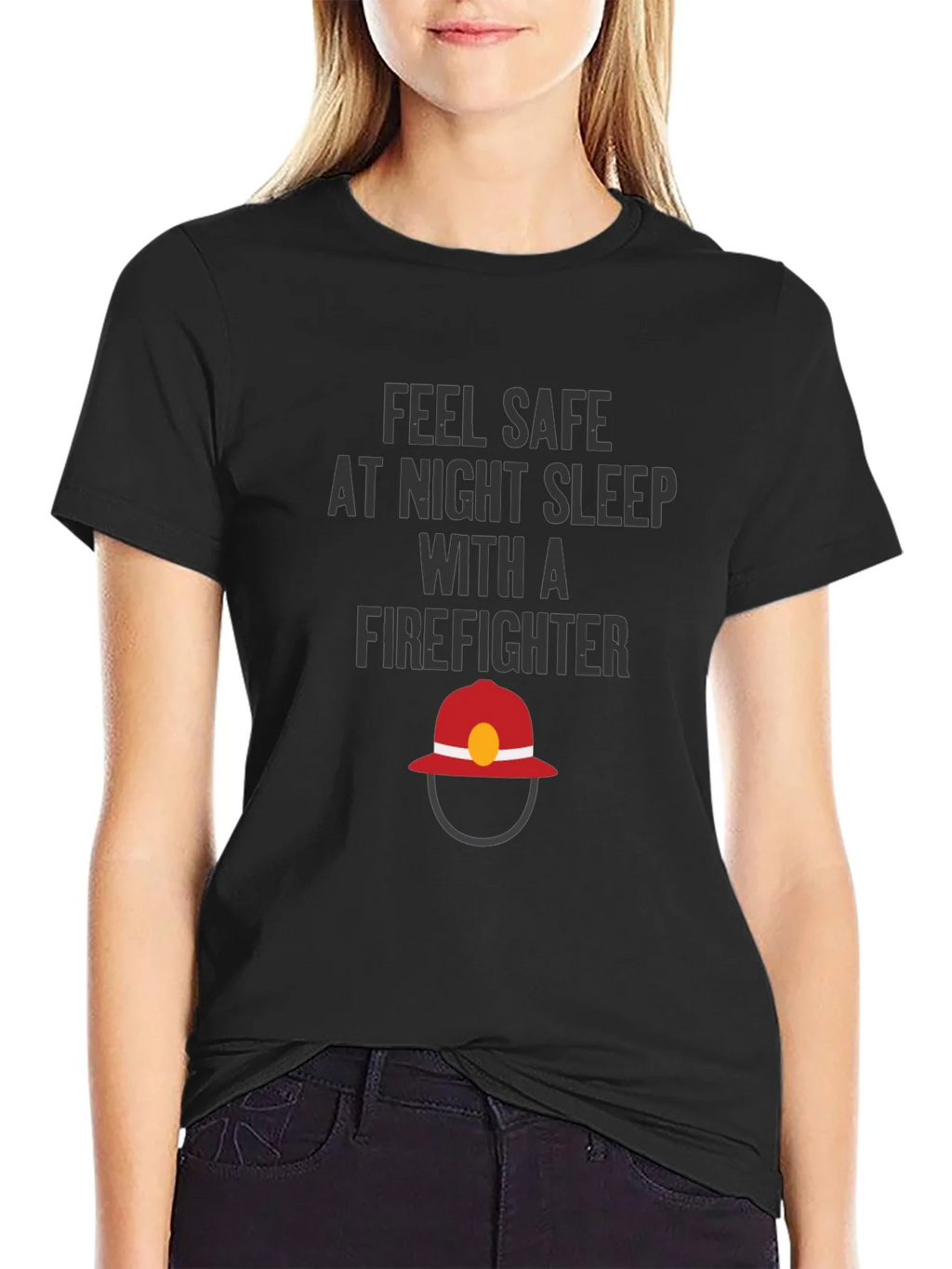 Feel Safe Firefighter T-Shirt product image 2