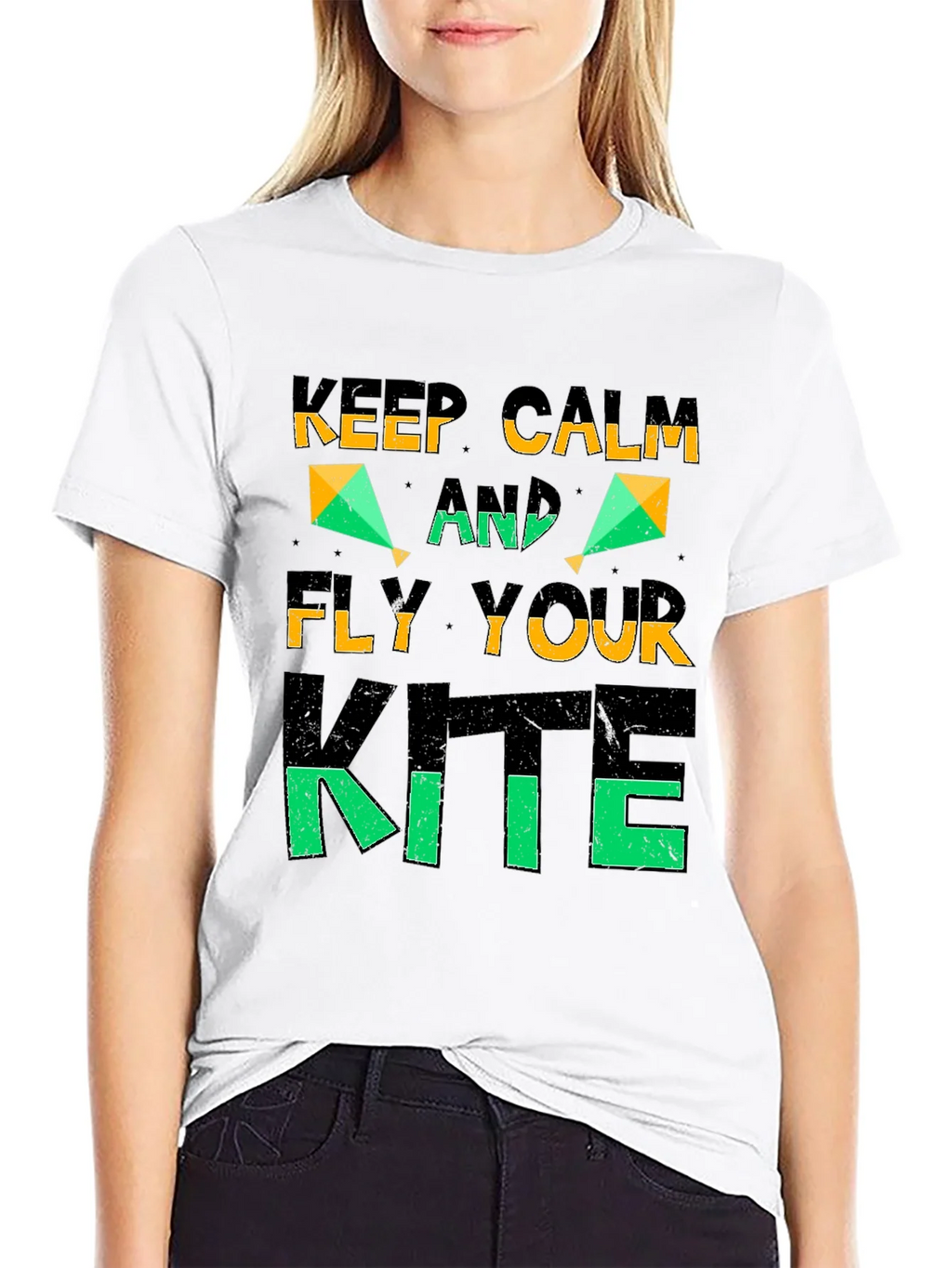 Keep Calm and Fly Your Kite Graphic T-Shirt product image 8