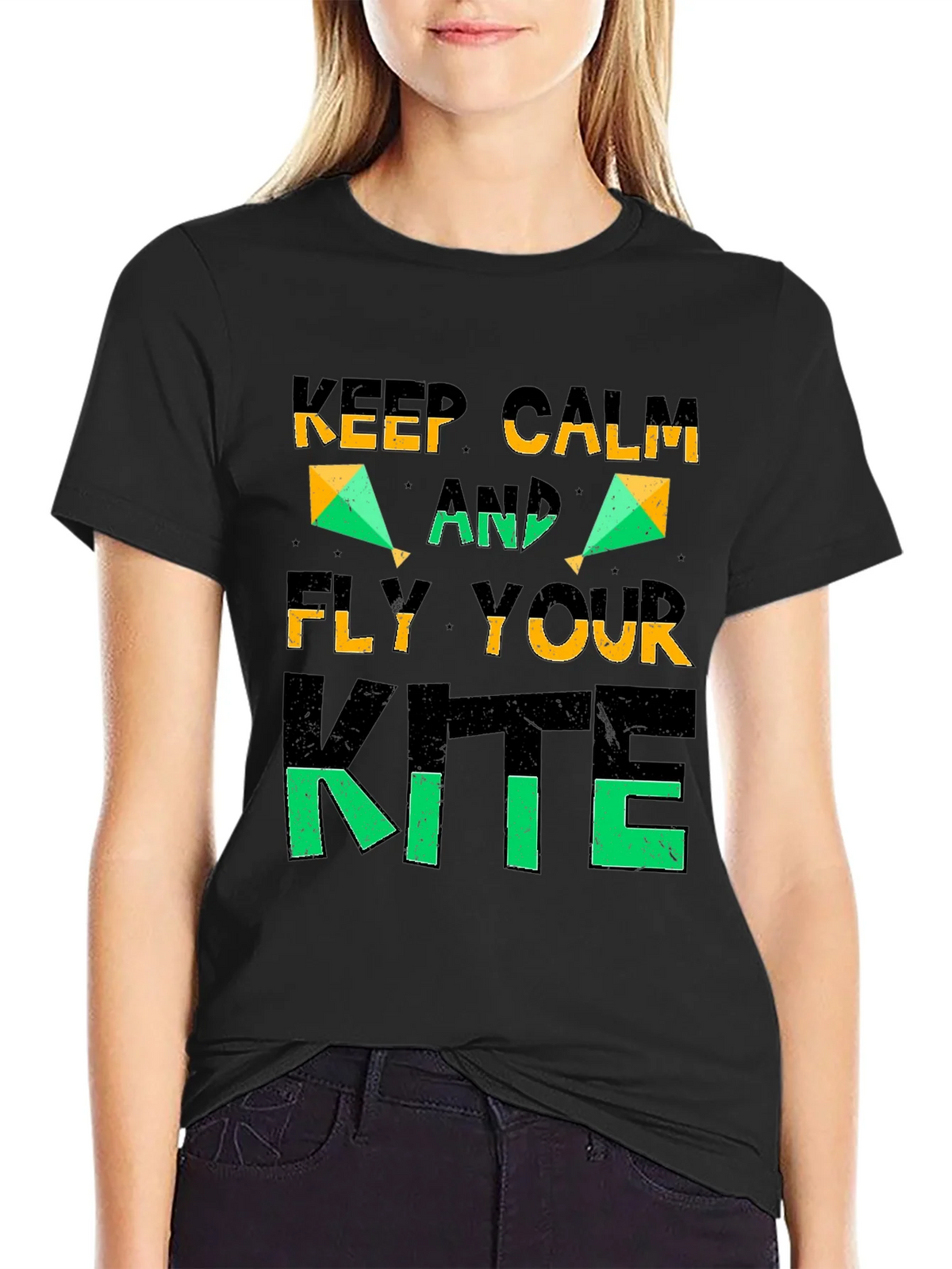 Keep Calm and Fly Your Kite Graphic T-Shirt product image 2
