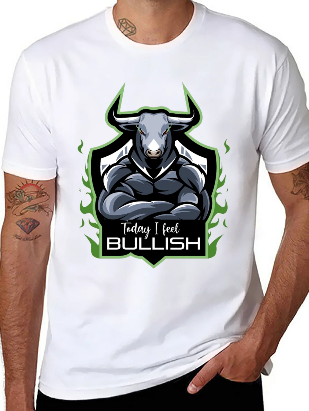 Today I Feel Bullish T-Shirt product image 7