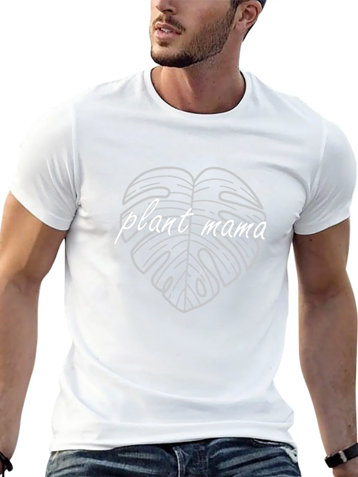 Plant Mama Tee - Black Cotton T-Shirt product image 8