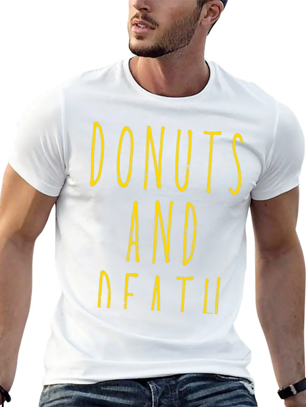 Donuts And Death Graphic Tee - Black product image 12