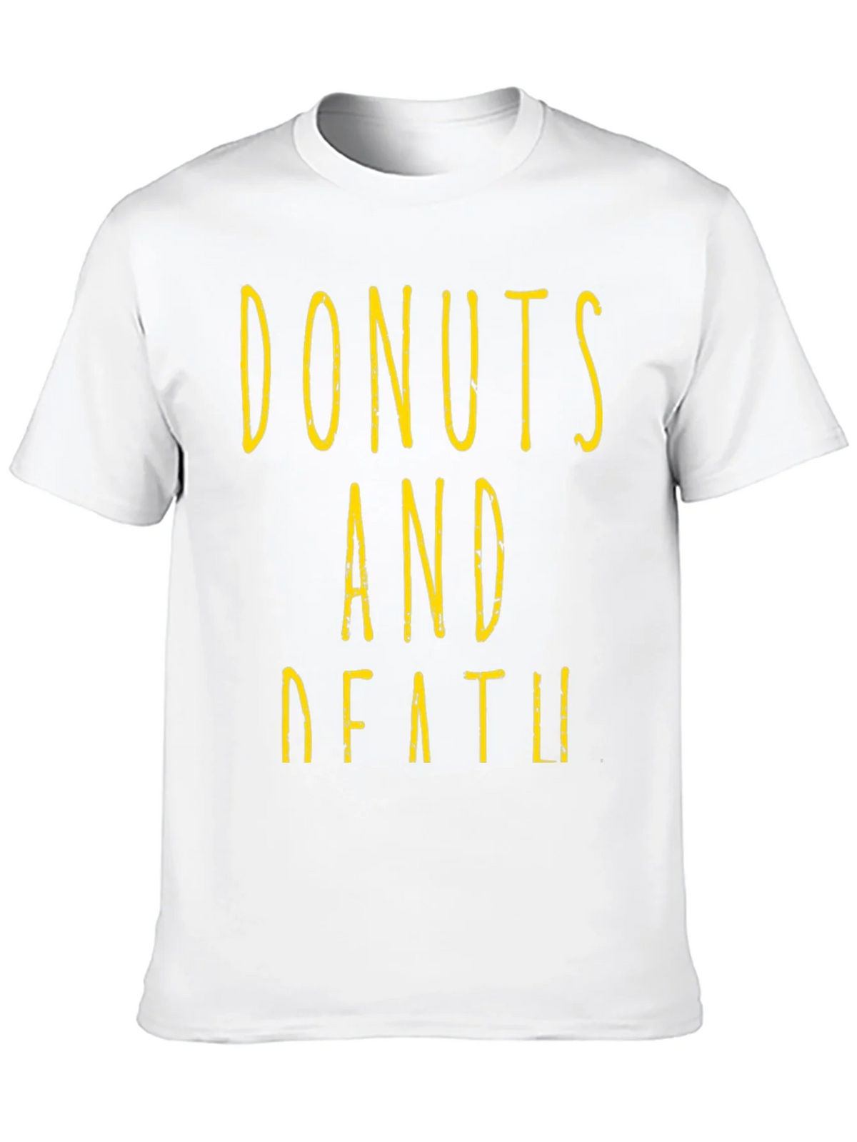 Donuts And Death Graphic Tee - Black product image 9