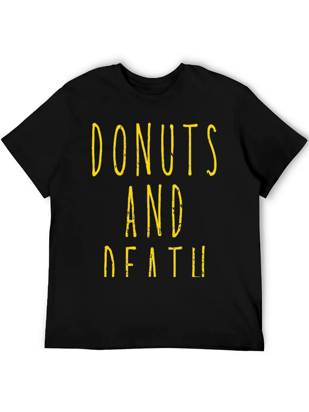 Donuts And Death Graphic Tee - Black product image 5