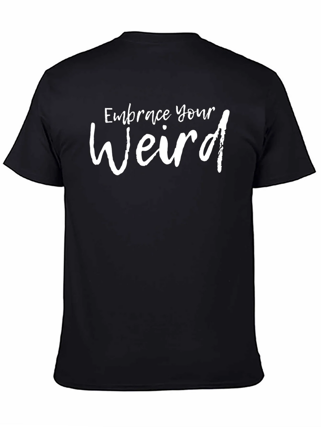 Embrace Your Weird Black Graphic Tee product image 4