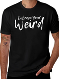 Embrace Your Weird Black Graphic Tee product image 1