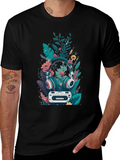 Retro Vibes Graphic Tee - Headphones & Cassette product image 1