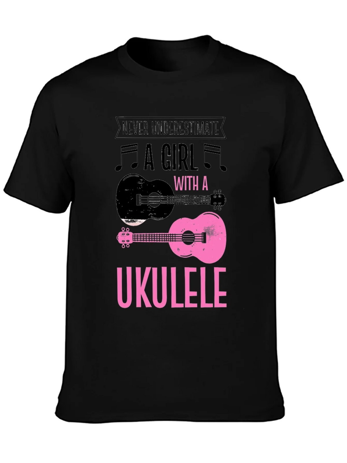 Ukulele Girl Graphic T-Shirt product image 3