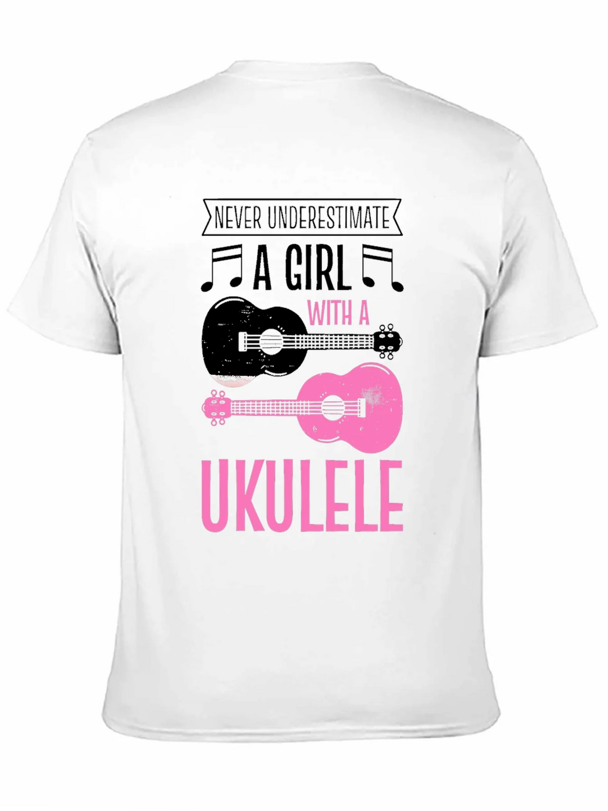 Ukulele Girl Graphic T-Shirt product image 10