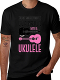 Ukulele Girl Graphic T-Shirt product image 1