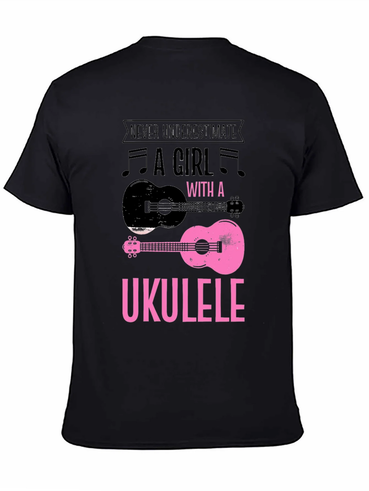 Ukulele Girl Graphic T-Shirt product image 4