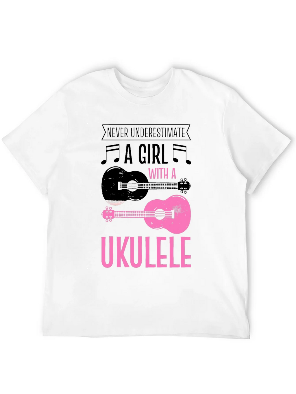 Ukulele Girl Graphic T-Shirt product image 11