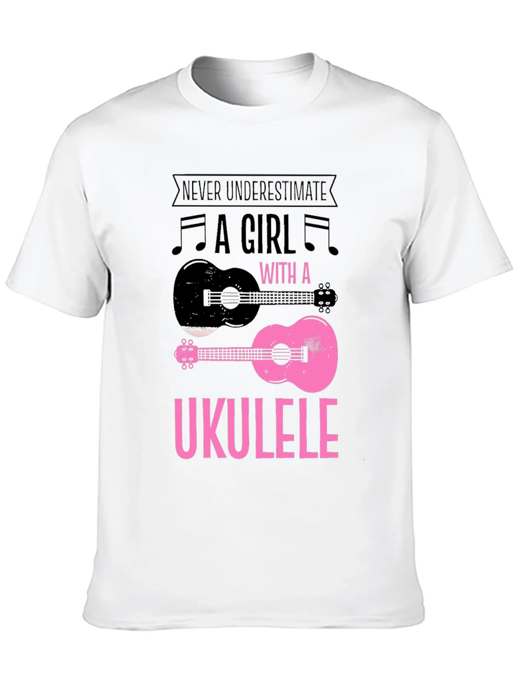 Ukulele Girl Graphic T-Shirt product image 9