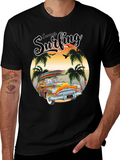 Summer Surfing Graphic Tee - Beach Van T-Shirt product image 1