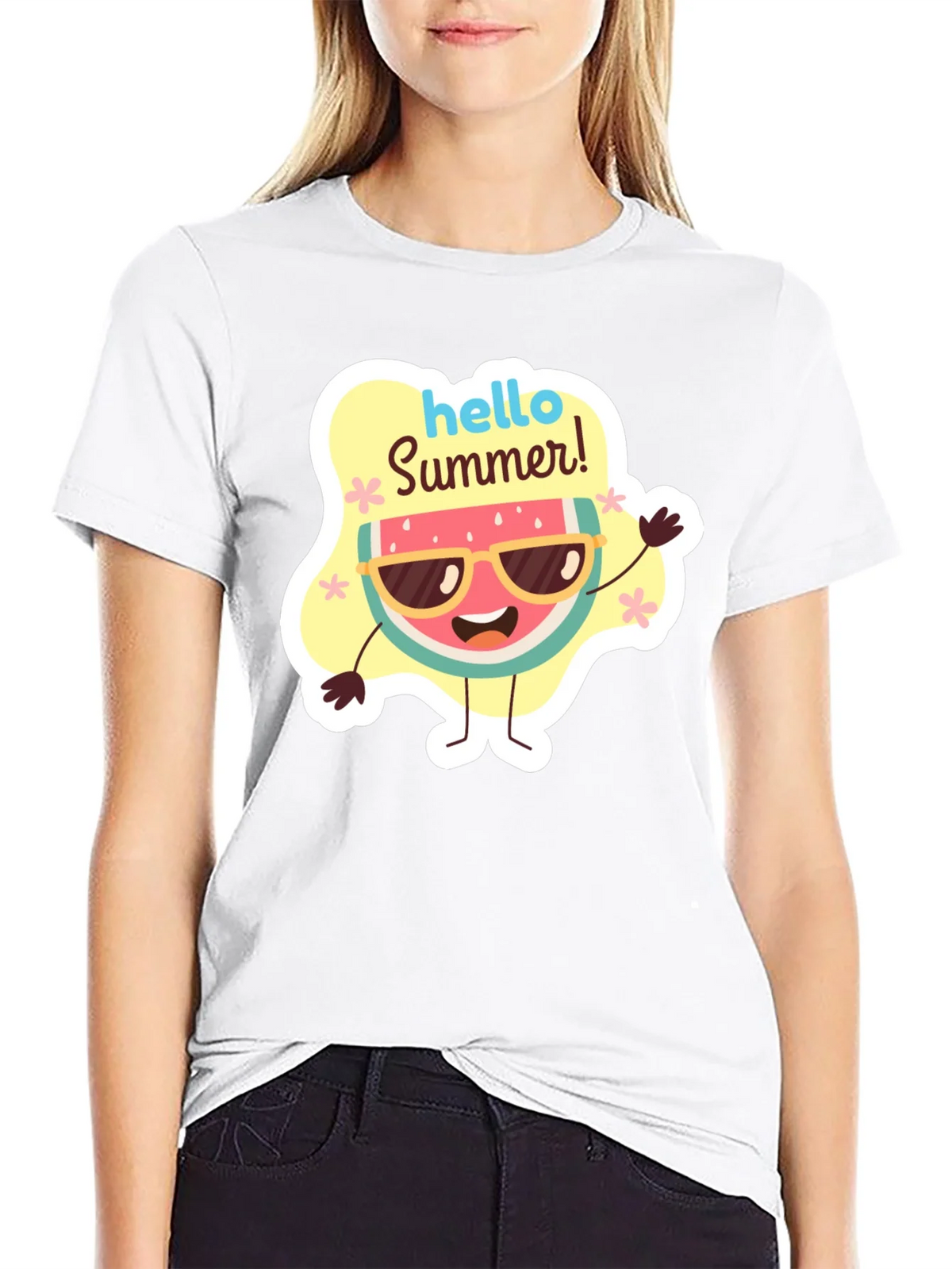 Hello Summer! Watermelon T-Shirt product image 8