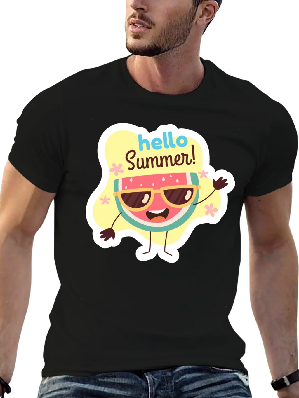 Hello Summer! Watermelon T-Shirt product image 6
