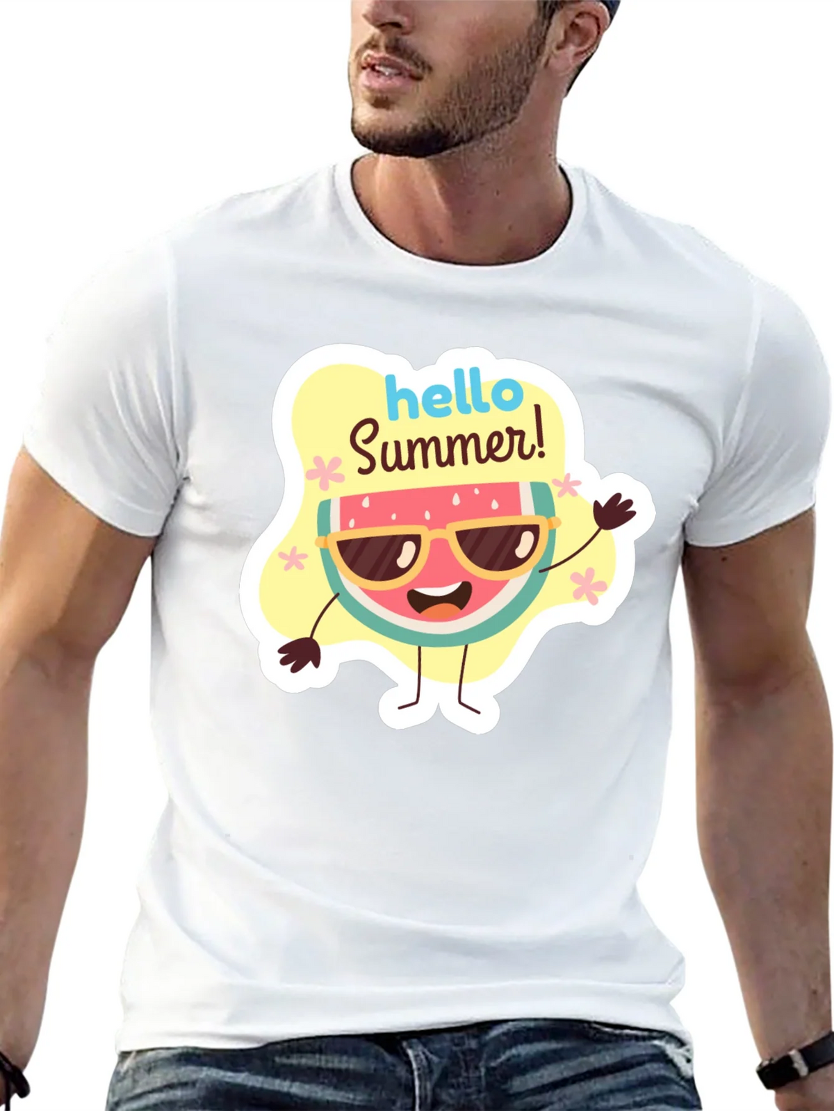 Hello Summer! Watermelon T-Shirt product image 12