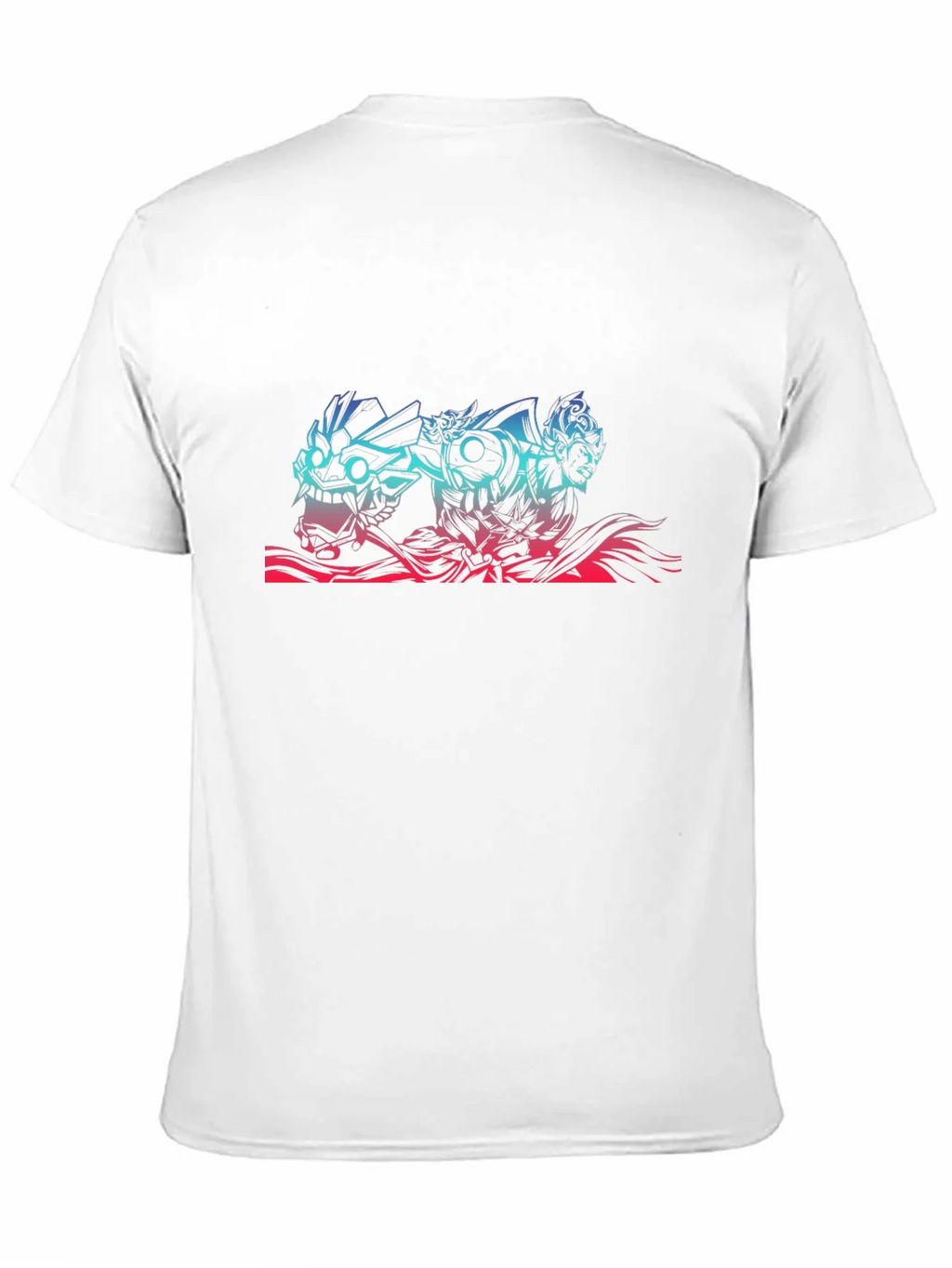Anime Mask Graphic Tee - Black Cotton T-Shirt product image 10