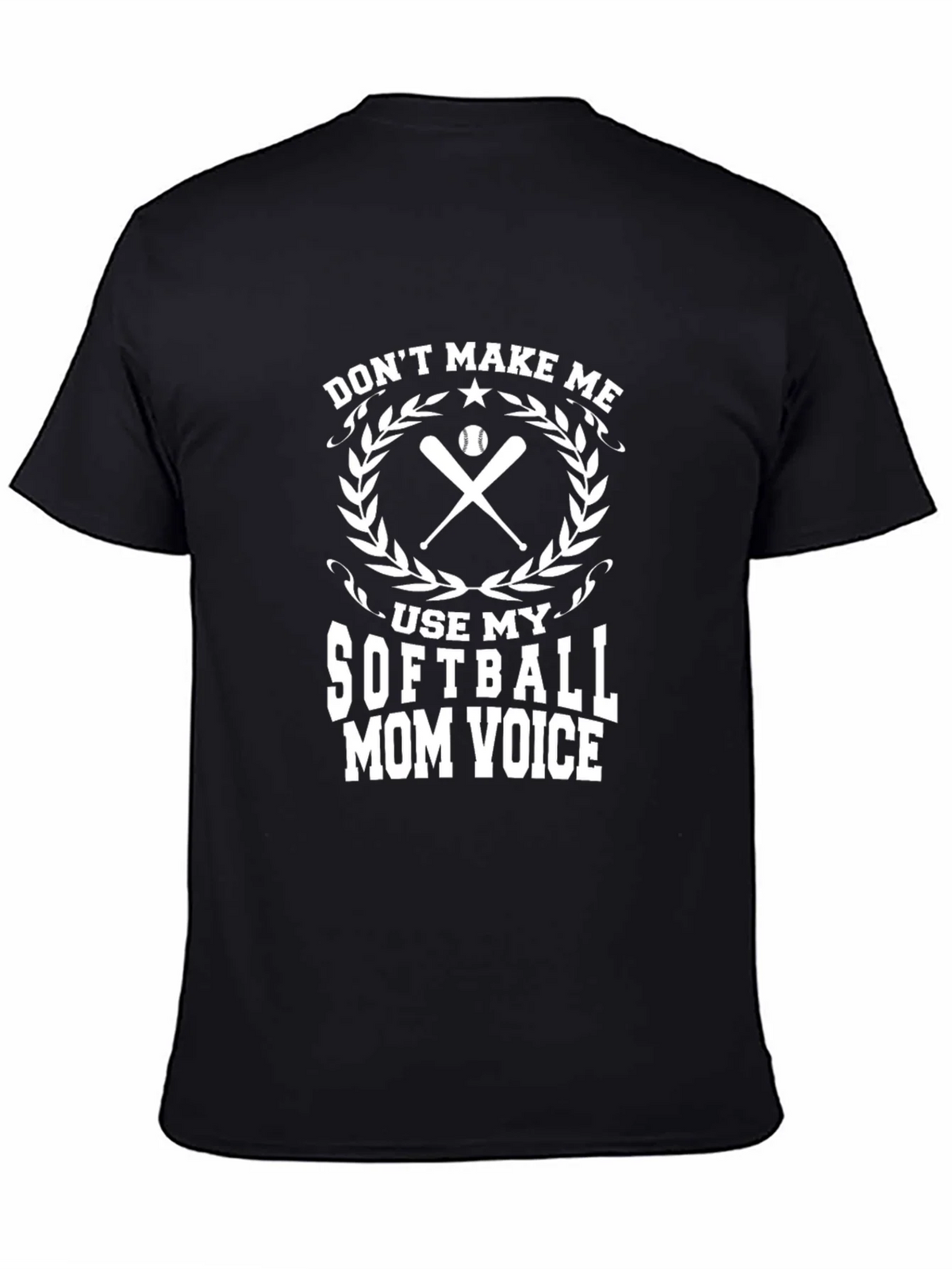 Softball Mom Voice T-Shirt - Black product image 4