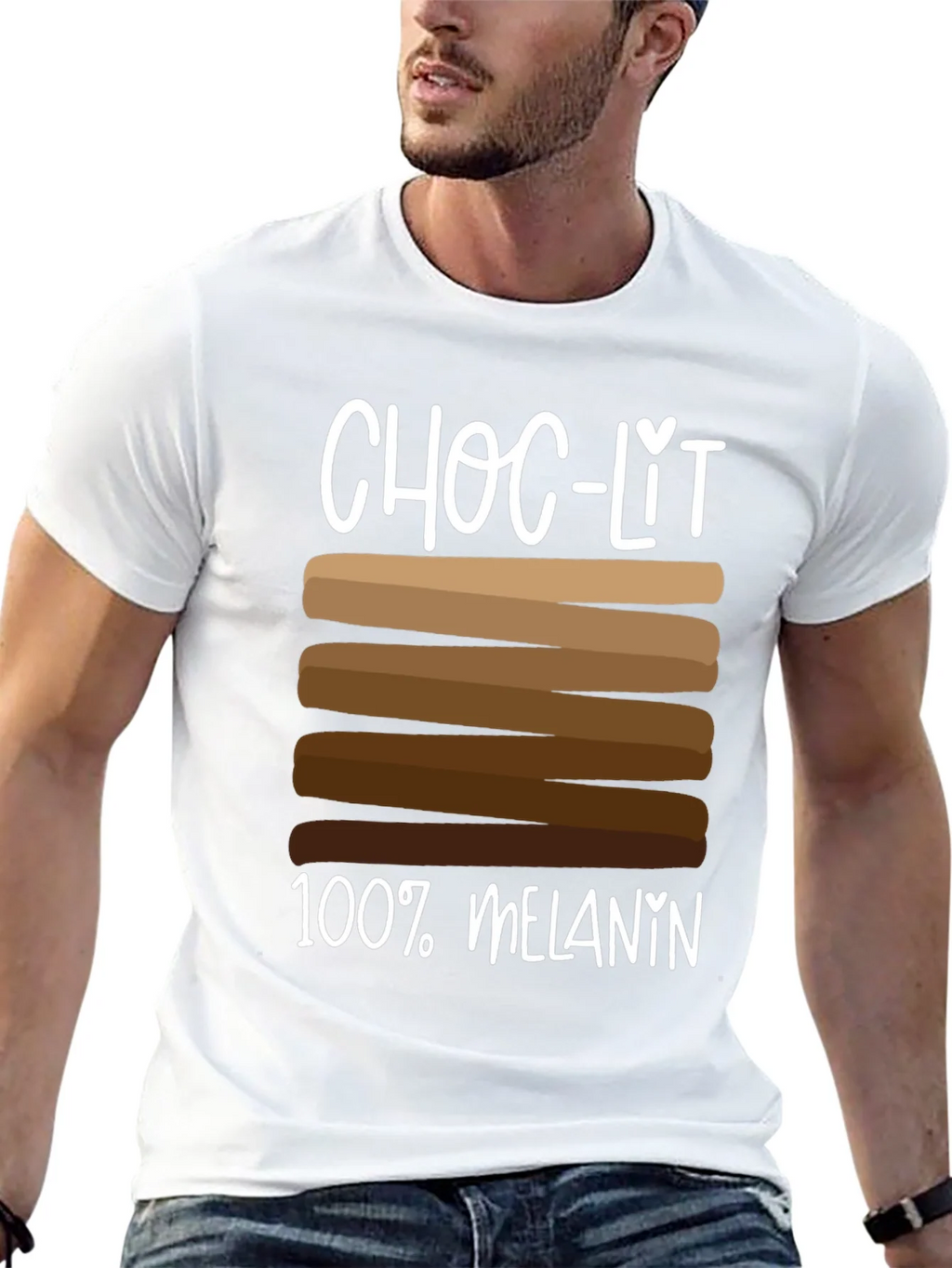Choc-Lit 100% Melanin T-Shirt product image 12