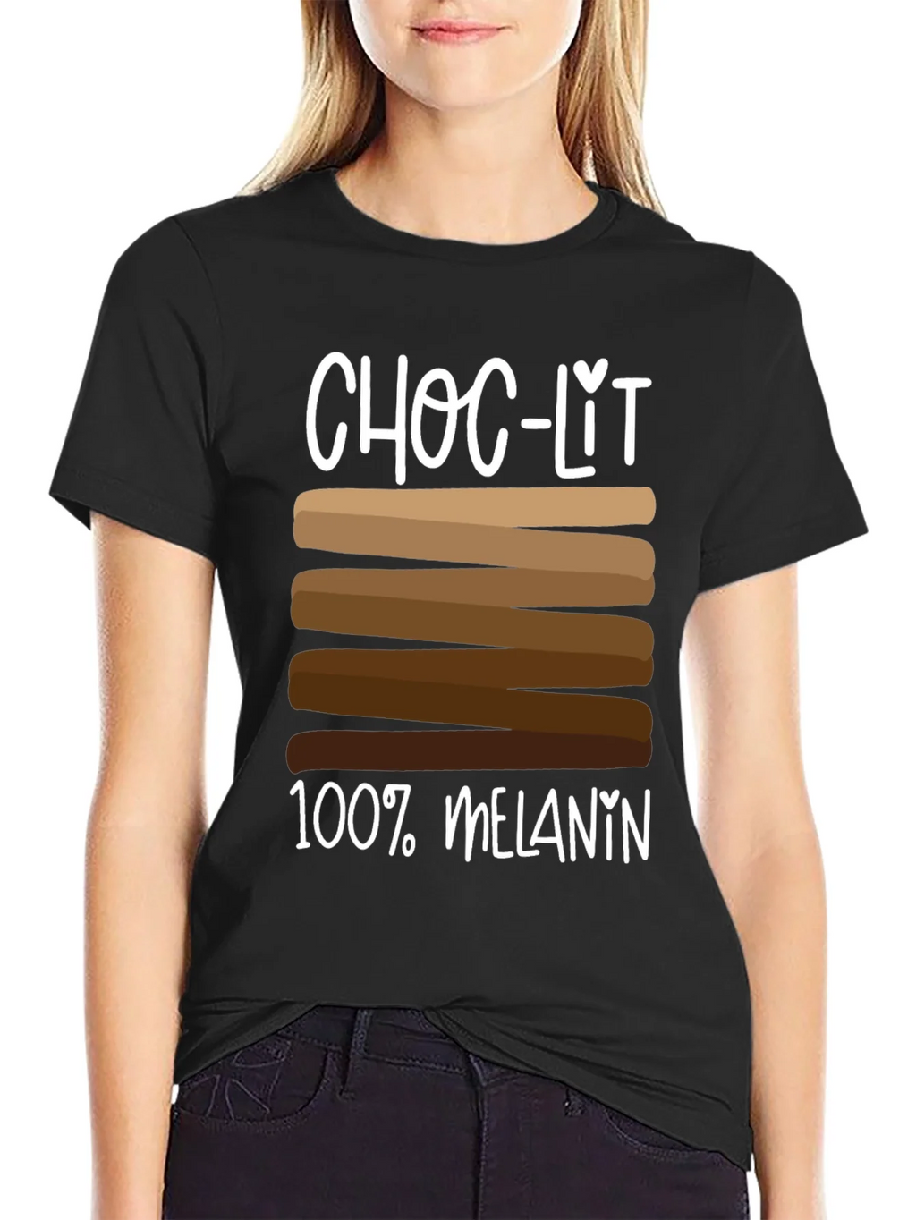 Choc-Lit 100% Melanin T-Shirt product image 2