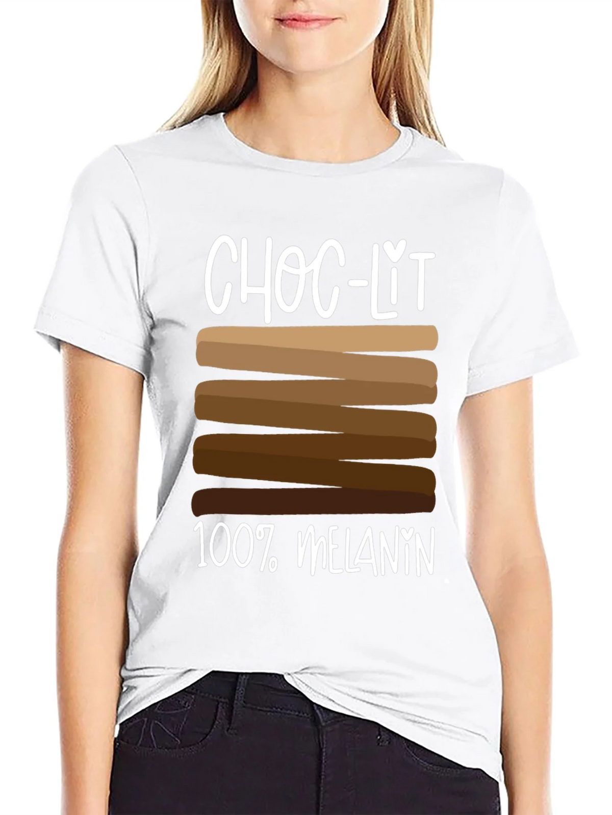 Choc-Lit 100% Melanin T-Shirt product image 8
