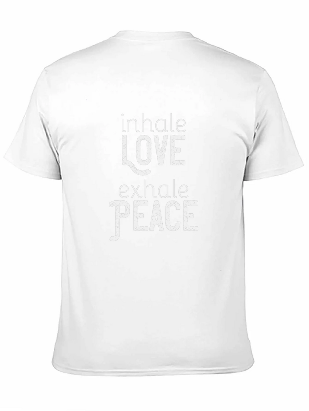 Inhale Love Exhale Peace Graphic Tee - Black product image 7