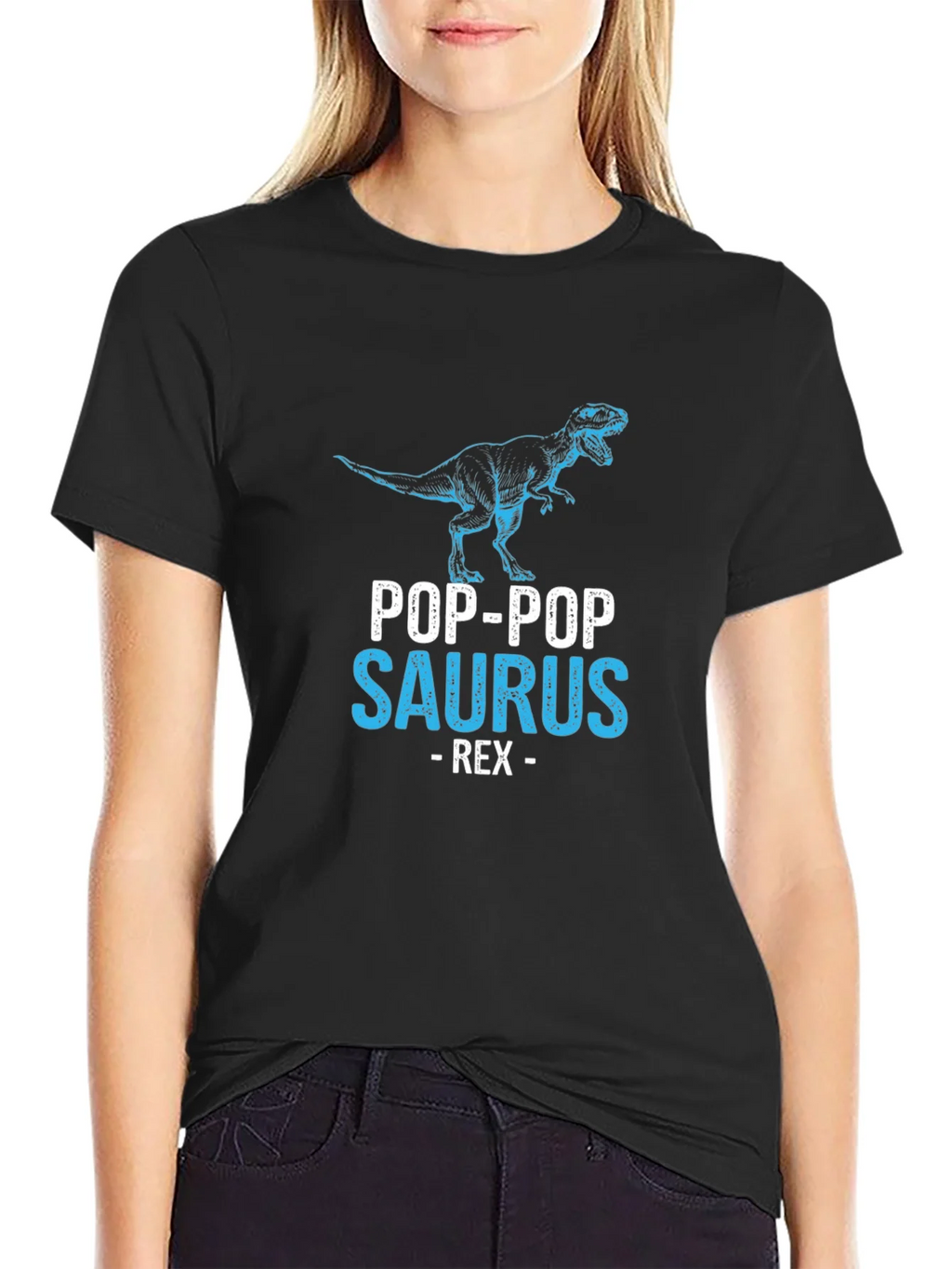 Pop-Pop Saurus Rex Graphic T-Shirt product image 2