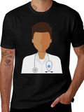 Doctor Graphic Tee - Unisex Black Cotton T-Shirt product image 1