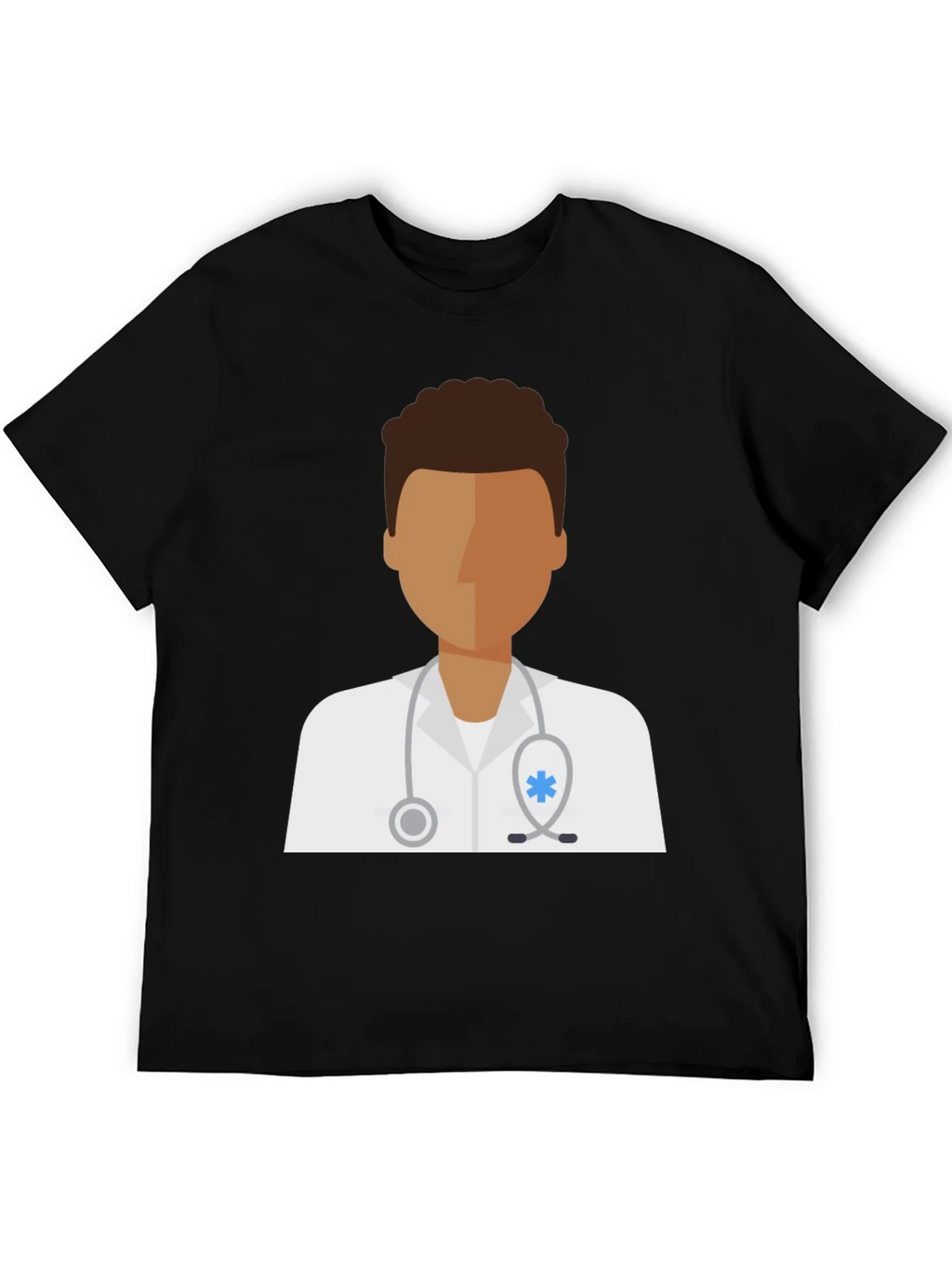 Doctor Graphic Tee - Unisex Black Cotton T-Shirt product image 5