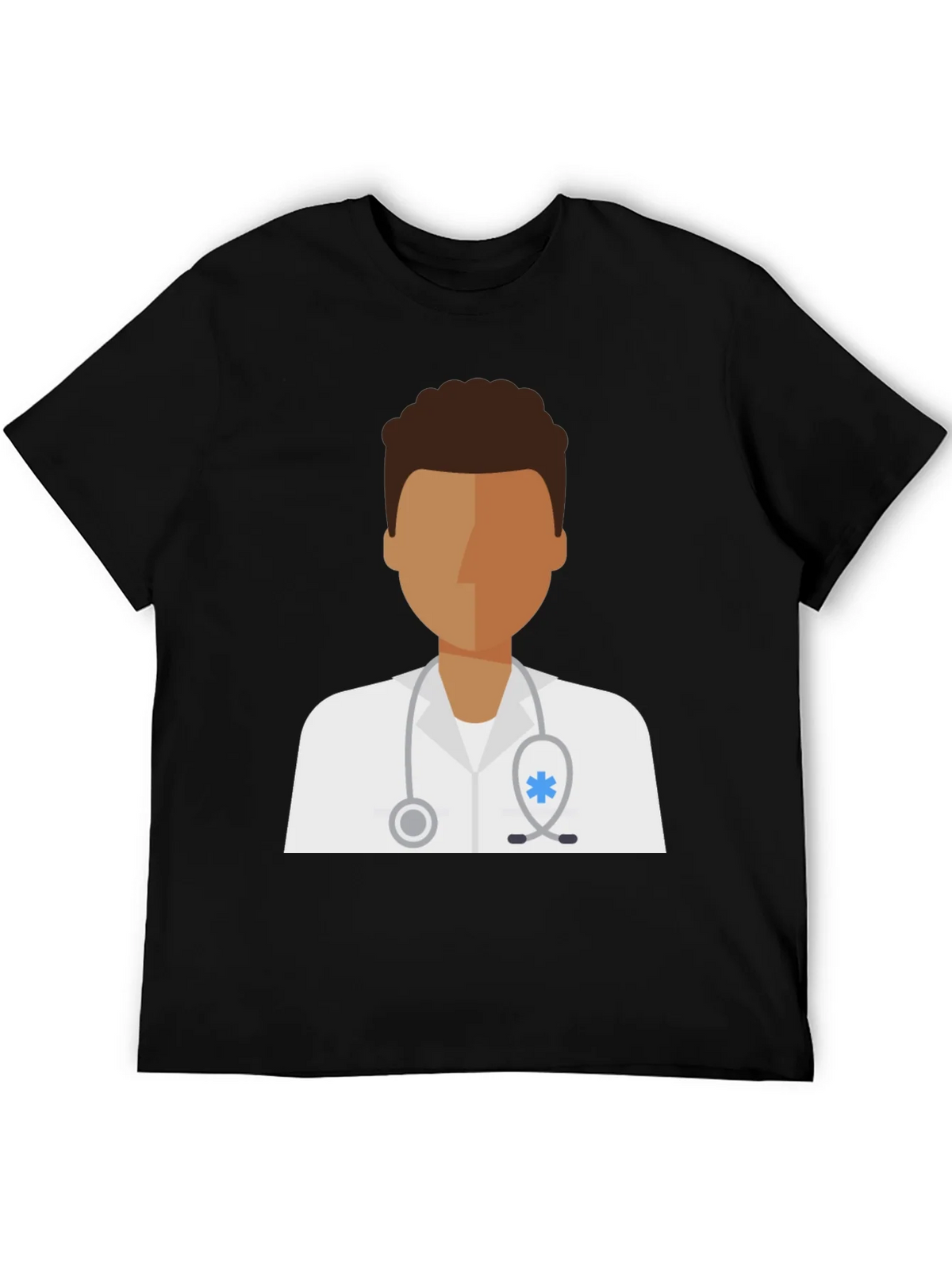 Doctor Graphic Tee - Unisex Black Cotton T-Shirt product image 5