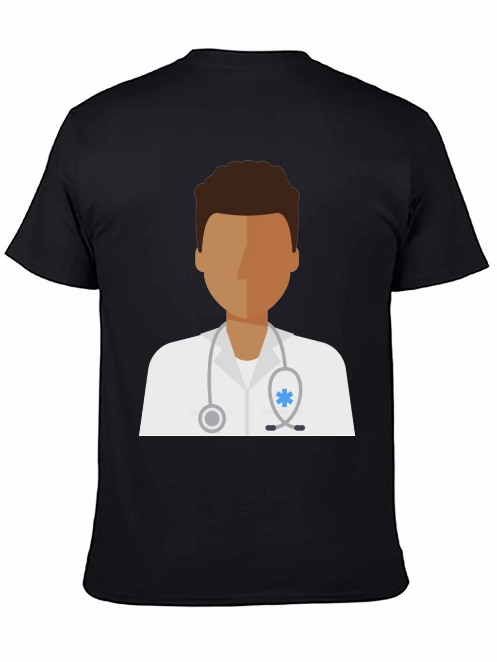 Doctor Graphic Tee - Unisex Black Cotton T-Shirt product image 4