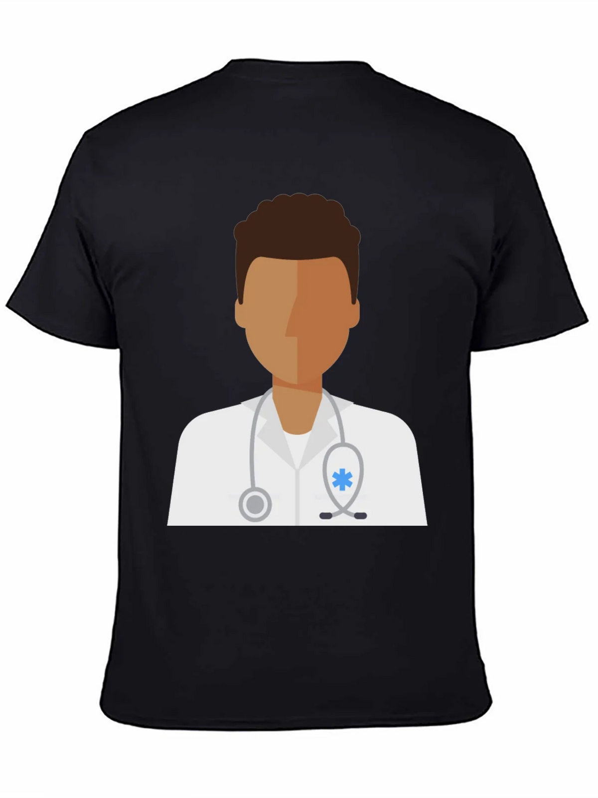Doctor Graphic Tee - Unisex Black Cotton T-Shirt product image 4