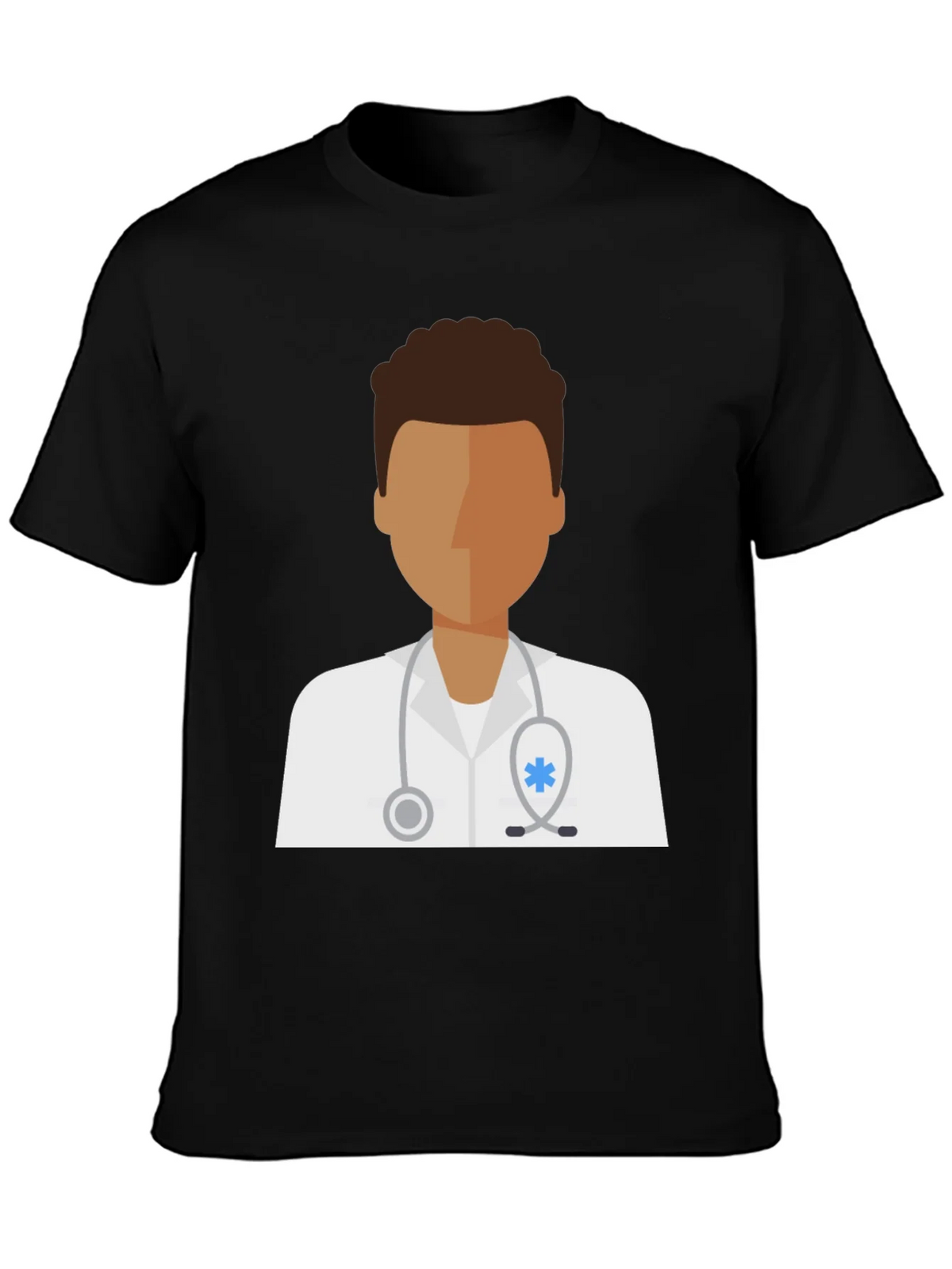 Doctor Graphic Tee - Unisex Black Cotton T-Shirt product image 3
