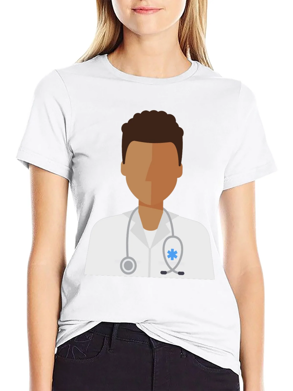 Doctor Graphic Tee - Unisex Black Cotton T-Shirt product image 8