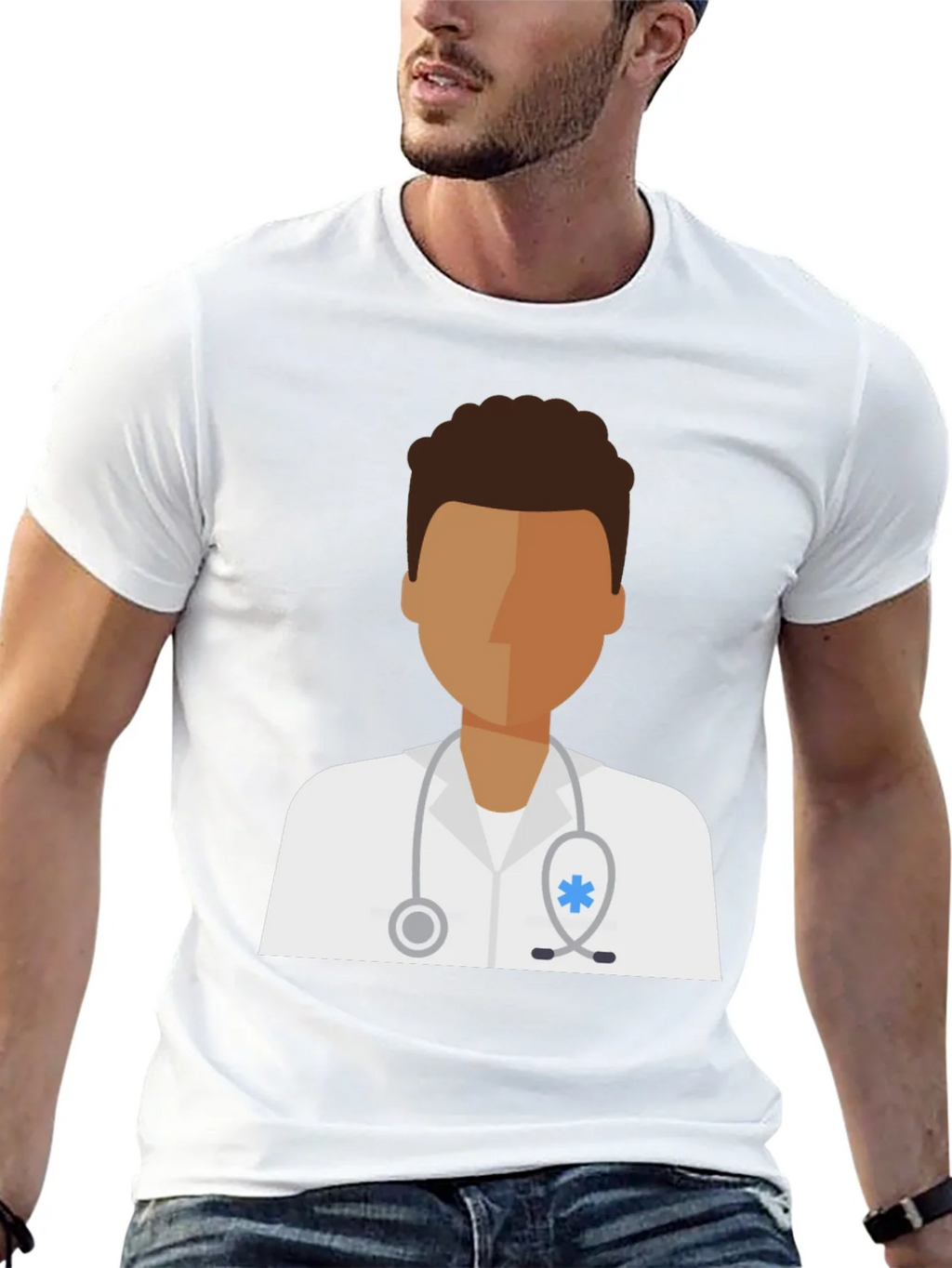 Doctor Graphic Tee - Unisex Black Cotton T-Shirt product image 12