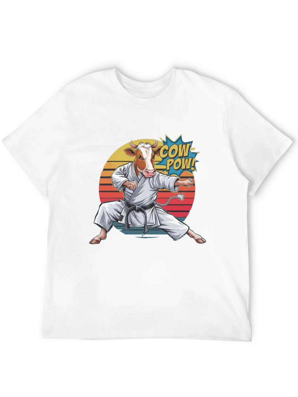 Cow Karate T-Shirt - Funny Animal Tee product image 11